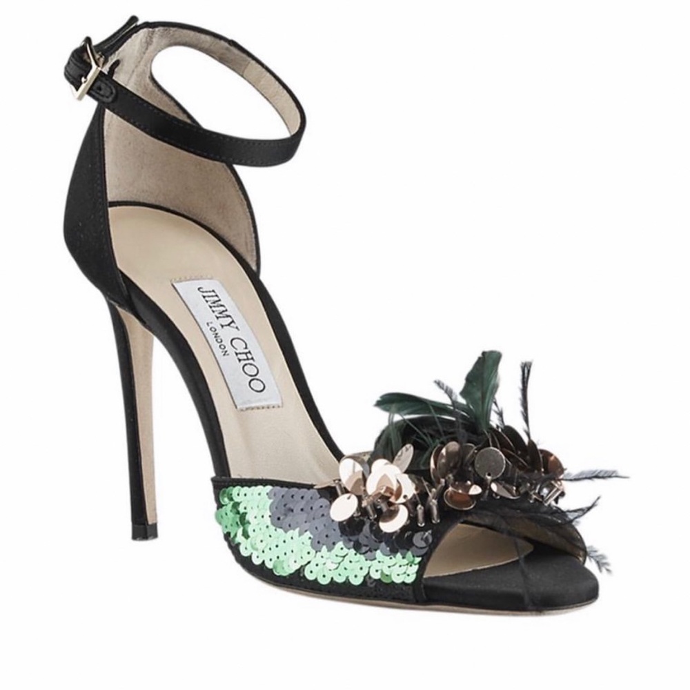 Jimmy Choo Annie Feather
Sandals size 39 US 9
